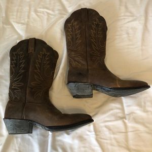 Dark Brown Ariat Cowboy Boots